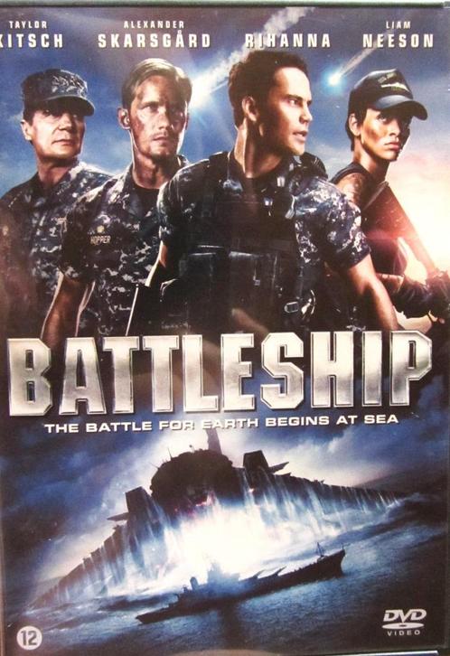 DVD ACTIE/SF- BATTLESHIP, THE BATTLE FOR EARTH BEGINS AT SEA, Cd's en Dvd's, Dvd's | Actie, Zo goed als nieuw, Overige genres
