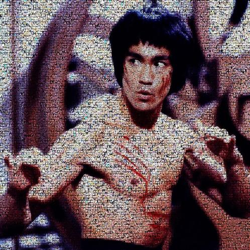 Bruce Lee Crypto, Antiek en Kunst, Kunst | Schilderijen | Modern, Ophalen of Verzenden