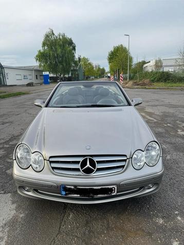 Mercedes CLK kompr 1er propriétaire !, Autos, Cuir, Achat, Cabriolet, Boîte manuelle