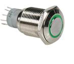 RONDE METALEN DRUKKNOP SPDT 1NO 1NC X2, Ophalen of Verzenden, Nieuw