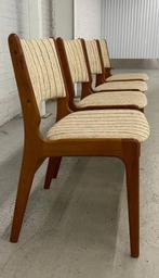Vintage stoelen Erik Buch model 89 Anderstup, Verzenden, Hout