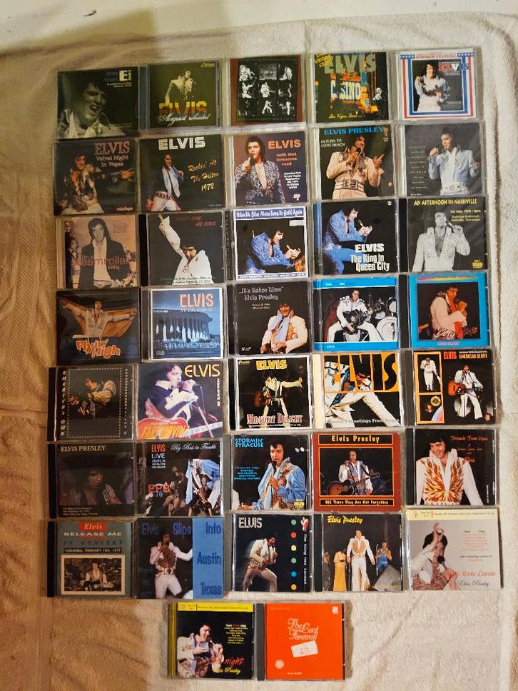 Set van 35 concerten van Elvis Presley, Cd's en Dvd's, Cd's | Overige Cd's, Gebruikt, Ophalen of Verzenden