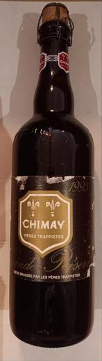 Chimay : Bouteille sérigraphiée grande réserve 1993, Collections, Marques de bière, Comme neuf, Enlèvement ou Envoi