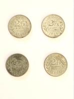 3 munten van 2 Belgische frank uit 1944, Ophalen of Verzenden