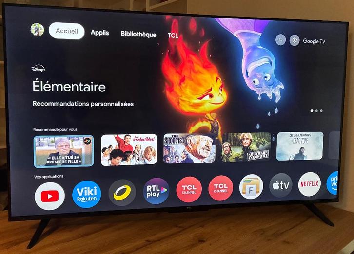 Smart TV TCL 50', Audio, Tv en Foto, Televisies, Zo goed als nieuw, 100 cm of meer, 4k (UHD), Overige merken, Smart TV, Ophalen