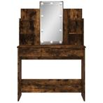 Kaptafel met LED-verlichting96x40x142cm gerookt eikenkleurig, Verzenden, Nieuw