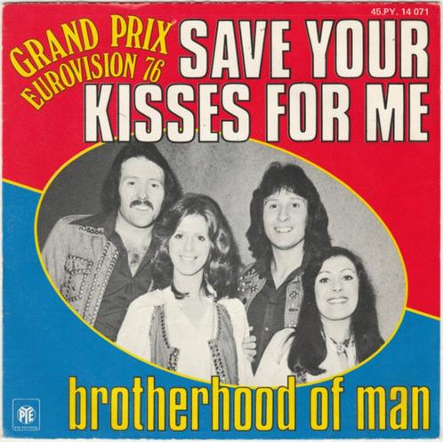 Brotherhood Of Man – Save Your Kisses For Me, CD & DVD, Vinyles Singles, Comme neuf, Single, Pop, 7 pouces, Enlèvement ou Envoi