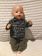 286. Babyborn: Nieuw hemdje met auto’s met ribfluwelen broek, Ophalen of Verzenden, Nieuw, Babypop