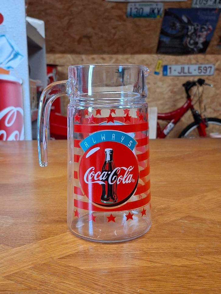 1 glazen kan en 1 limonade kan van Coca Cola, Verzamelen, Glas en Drinkglazen, Nieuw, Overige typen, Ophalen of Verzenden