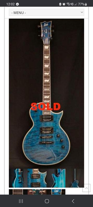 Esp Ltd EC1000P piézo recherché, Enlèvement, Utilisé