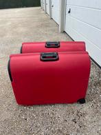 3 x rode valiezen, Handtassen en Accessoires, Koffers, Gebruikt, Ophalen