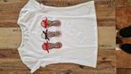 T-shirt femme XS, Kleding | Dames, T-shirts, Wit, Ophalen of Verzenden, Zo goed als nieuw, Korte mouw