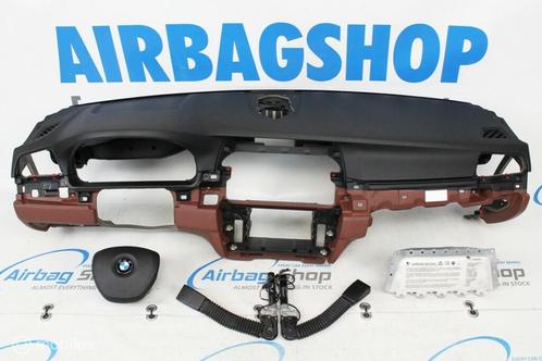 Airbag set Dashboard zwart bruin BMW 5 serie F10, Autos : Pièces & Accessoires, Tableau de bord & Interrupteurs, Utilisé, Enlèvement ou Envoi