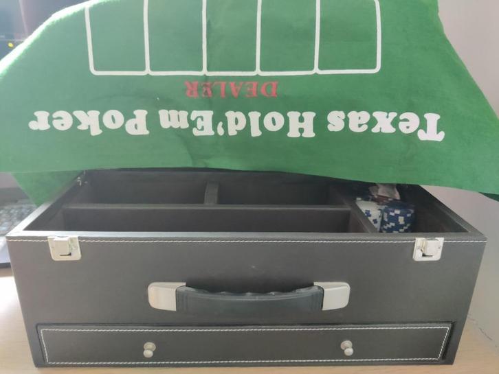Pokerspel + Wijnaccessoires, Verzamelen, Wijnen, Gebruikt, Overige typen, Ophalen