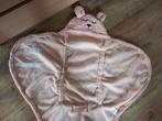 Wikkeldeken roze teddy Jollein, Ophalen of Verzenden, Zo goed als nieuw, 85 tot 100 cm, Bakerzak of Bakerdoek