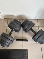 30 kg dumbells, Sport en Fitness, Fitnessmaterialen, Ophalen, Zo goed als nieuw