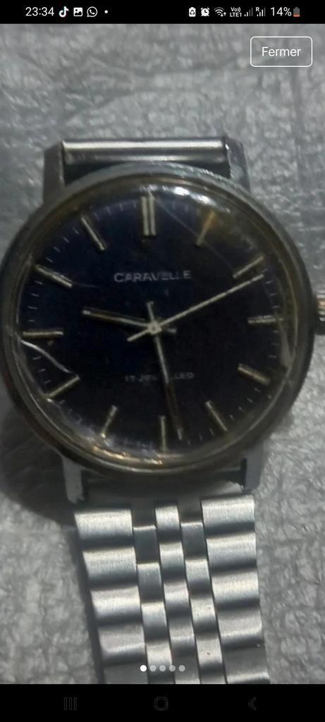 Mechanisch horloge van Caravelle, Handtassen en Accessoires, Horloges | Heren