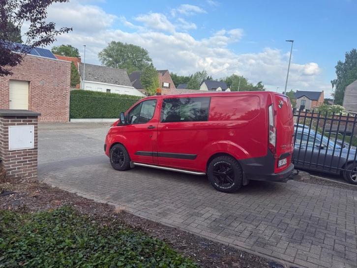Ford transit custom 2015 2.2 tdci btw wagen, Auto's, Ford, Particulier, Transit, ABS, Achteruitrijcamera, Airconditioning, Bluetooth