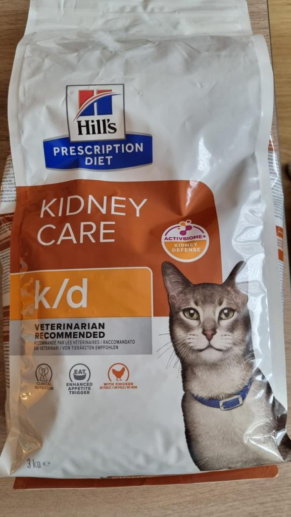 Croquette chat hills renal kd 3kg, Dieren en Toebehoren, Dierenvoeding, Kat, Ophalen