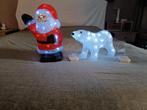 Acryl kerstman en ijsbeer, Diversen, Kerst, Ophalen, Zo goed als nieuw