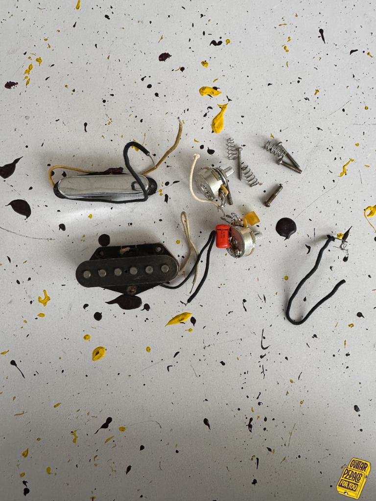 Rebel Vintage 55 Tele Pickup Set, Muziek en Instrumenten, Instrumenten | Onderdelen, Gebruikt, Elektrische gitaar, Ophalen of Verzenden