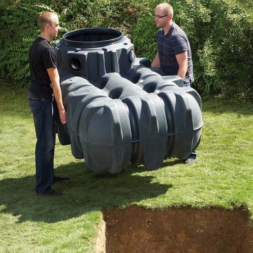 Platin vlakke regenwaterput 7500 L, Tuin en Terras, Regentonnen, Nieuw, Kunststof, 150 liter of meer, Ophalen