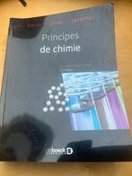 À vendre – Principes de chimie (Éditions De Boeck), Livres, Enlèvement ou Envoi, Utilisé, De boeck