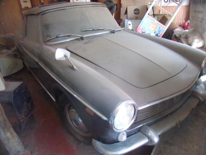 Fiat 1500C cabriolet, Auto's, Fiat, Particulier, Cabriolet, Zwart, Grijs, Ophalen