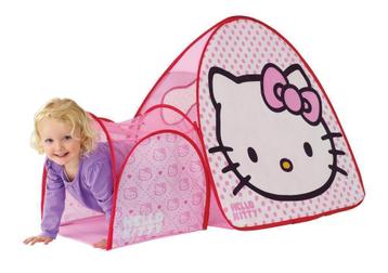 Hello Kitty Speeltent met Tunnel - Van 34,95 voor 19,95!, Kinderen en Baby's, Ophalen of Verzenden, Nieuw