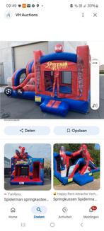 Spider.man springkasteel, Hobby en Vrije tijd, Feestartikelen | Verhuur, Ophalen, Zo goed als nieuw