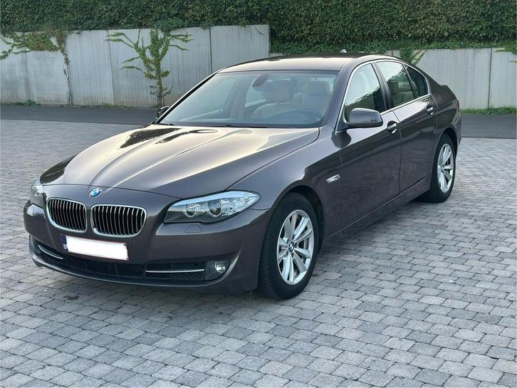 BMW 520d- Xénon-GPS-Cuire-Radar AV/AR-Siège chauffant, Auto's, BMW, Particulier, 5 Reeks, Diesel, Ophalen