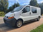 Renault Trafic 1.9dci Dubbele Cabine Lang Chassis Gekeurd !, Auto's, Renault, Wit, Leder, Particulier