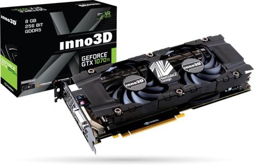 INNO3D GeForce GTX 1070 Ti X2 8GB, Computers en Software, Videokaarten, Zo goed als nieuw, Nvidia, PCI-Express 3.0, GDDR5, HDMI