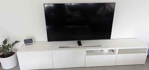 Wit TV Meubel 240x40x42cm Ikea besta, Huis en Inrichting, Kasten |Televisiemeubels, Zo goed als nieuw, Minder dan 100 cm, 200 cm of meer