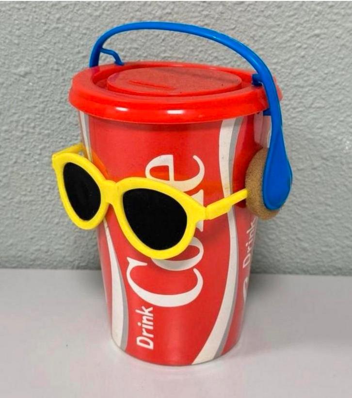 Tirelire Vintage Rare Coca-Cola XL, grande tasse de Cola, Collections, Marques & Objets publicitaires, Comme neuf, Ustensile, Enlèvement ou Envoi