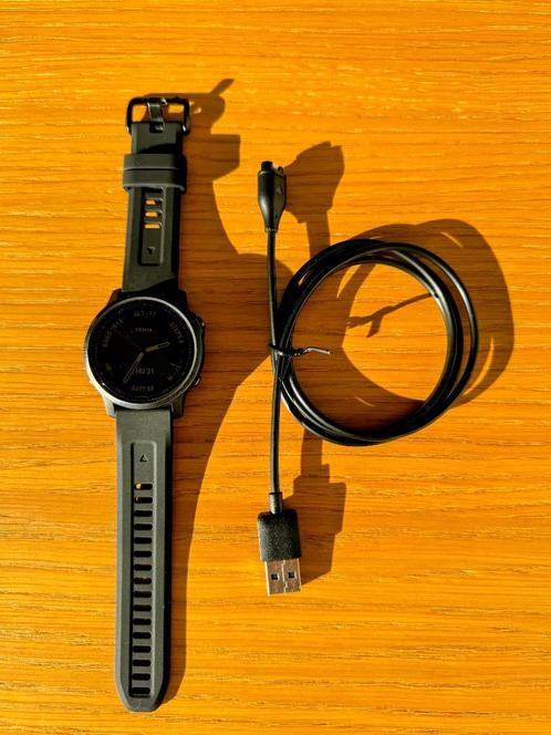 Garmin fenix 6S Pro en saffier, Handtassen en Accessoires, Sporthorloges, Zo goed als nieuw, Zwart, Afstand, Calorieverbanding