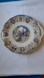 Art nouveau bord Sarreguemines Chançons et Rondes, Ophalen of Verzenden