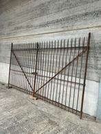 Zwaar antiek landelijk dubbel hekken of poort !, Jardin & Terrasse, Enlèvement, Utilisé, Fer