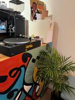 Unieke platenspeler braun + geluidsinstallatie bose, Ophalen, Platenspeler