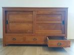 Dressoir / tv-meubel teak, 100 tot 150 cm, Ophalen of Verzenden, Zo goed als nieuw, 25 tot 50 cm
