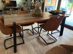 Eettafel, Ophalen, 50 tot 100 cm, Zo goed als nieuw, Vijf personen of meer
