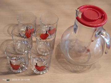 apero  glazenset met koelhoud kan, Enlèvement, Comme neuf, Autres types