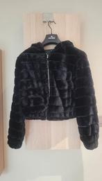 Blouson fausse fourrure ultra doux Small, Ophalen of Verzenden, Zo goed als nieuw, Zwart