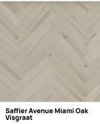 SAFFIER Avenue 7052 Miami Oak Plak visgraat, Ophalen of Verzenden, Nieuw, Overige materialen, Overige typen