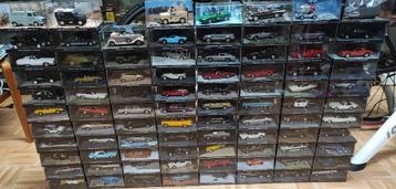 JAMES BOND COLLECTIE MODELAUTOS 1/43   87 STUKS  beschikbaar voor biedingen