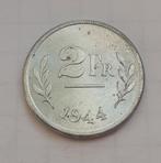 2 francs/frank 1944, Timbres & Monnaies, Monnaies | Belgique, Enlèvement ou Envoi