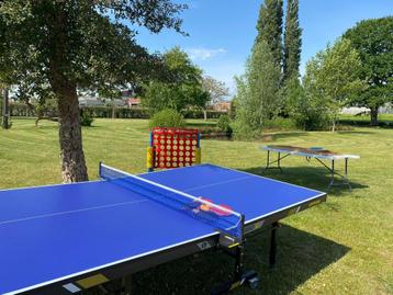 Verhuur pingpongtafel compleet met net, balletjes en batjes beschikbaar voor biedingen
