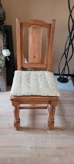Massief houten stoelen ,landelijke stijl!, Ophalen, Gebruikt, Bruin, Landelijk