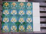 15 rijen van 4 kleurrijke wandtegels in relief (van 15x60cm), Comme neuf, Enlèvement ou Envoi