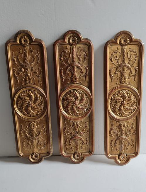 19de E SALVAGED 'Kasteel deurbeslag style Louis XVI', Antiek en Kunst, Antiek | Brons en Koper, Koper, Ophalen of Verzenden